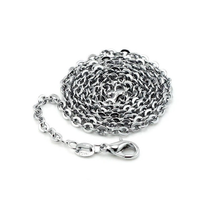 Stabiele Kwaliteit O-Font Titanium Ketting Voor Geliefden