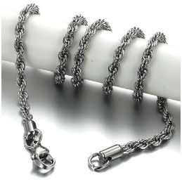 De Koningin Van De Kwaliteit Twist Titanium Ketting