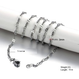 Kwaliteit En Kwantiteit Gegarandeerd Liptype Titanium Ketting