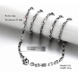 Bekend Om Zijn Hoogwaardige, Allergievrije Titanium Ketting