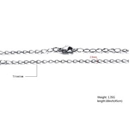 Betrouwbare Reputatie Titanium Ketting