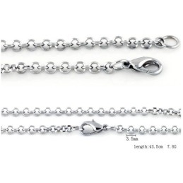 Kwaliteit En Kwantiteit Gegarandeerde Mannelijke Titanium Ketting Met Gesp