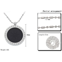 Gemakkelijk Te Gebruiken Gezondheidstitanium Pelelith-Ketting Met Diamant