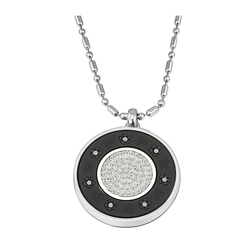 De Koning Van De Hoeveelheid Gezondheid Titanium Pelelith Ketting Met Diamant