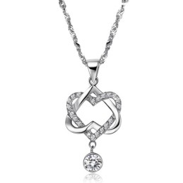 Stabiele Kwaliteit Knoop Platina Plating Titanium Ketting