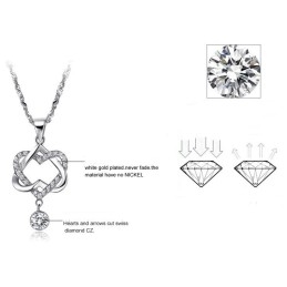 Stabiele Kwaliteit Knoop Platina Plating Titanium Ketting