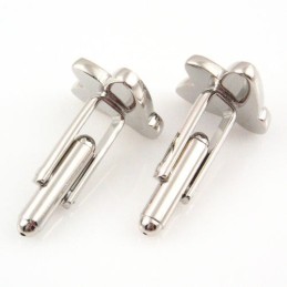 Manchetknopen Met Titanium En Diamanten