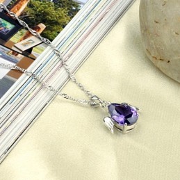 Breed Scala Aan Vrouwelijke Retro Platina Titanium Ketting