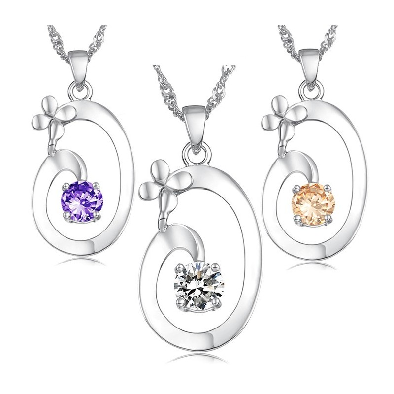 Uitstekende Kwaliteit Vrouwelijke Elegante Platina Titanium Ketting Uitstekende Kwaliteit Vrouwelijke Elegante Platina Titanium Ketting