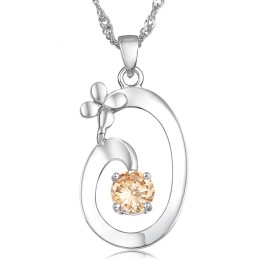 Uitstekende Kwaliteit Vrouwelijke Elegante Platina Titanium Ketting
