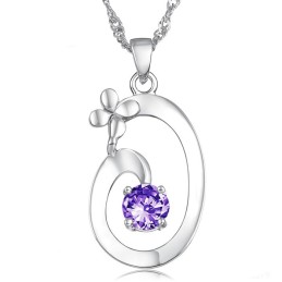 Uitstekende Kwaliteit Vrouwelijke Elegante Platina Titanium Ketting