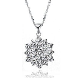 Kwaliteit En Kwantiteit Gegarandeerde Vrouwelijke Sterrenhemel Platina Plating Titanium Ketting