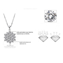 Kwaliteit En Kwantiteit Gegarandeerde Vrouwelijke Sterrenhemel Platina Plating Titanium Ketting