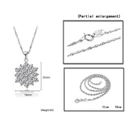 Kwaliteit En Kwantiteit Gegarandeerde Vrouwelijke Sterrenhemel Platina Plating Titanium Ketting