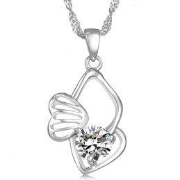 Duurzame, Allergievrije, Platina-Geplateerde Titanium Ketting Voor Dames