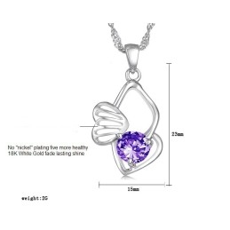 Duurzame, Allergievrije, Platina-Geplateerde Titanium Ketting Voor Dames