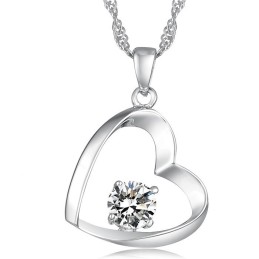 Hoogwaardige Vrouwelijke Platina Titanium Ketting