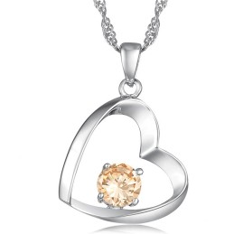 Hoogwaardige Vrouwelijke Platina Titanium Ketting