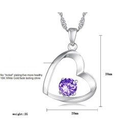 Hoogwaardige Vrouwelijke Platina Titanium Ketting