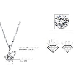Hoogwaardige Dames Retro Platina Titanium Ketting