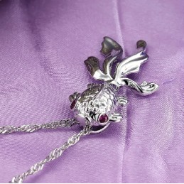 Gebruiksvriendelijke, Vrouwelijke Visvormige Platina Titanium Ketting