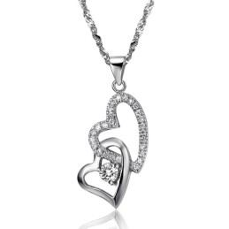 De Koningin Van De Kwaliteit Vrouwelijke Lieverd Platina Plating Titanium Ketting