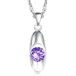 Kwaliteit En Kwantiteit Gegarandeerde Vrouwelijke Platina Titanium Ketting Met Diamant