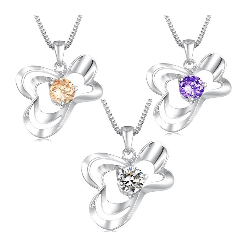 Uitstekende Kwaliteit Vrouwelijke Platina Titanium Ketting Met Diamant Uitstekende Kwaliteit Vrouwelijke Platina Titanium Ketting Met Diamant