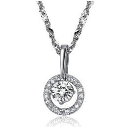 De Koningin Van De Kwaliteit Vrouwelijke Platina Plating Titanium Ketting