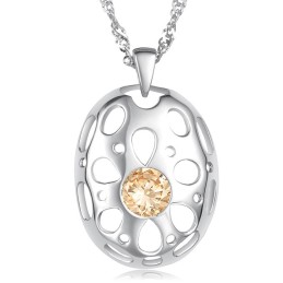 Wereldwijd Bekende, Allergievrije Platina-Geplateerde Titanium Ketting Voor Vrouwen