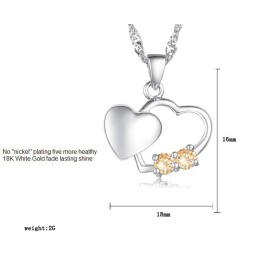 Stabiele Kwaliteit Damesmode Platina Plating Titanium Ketting