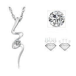 Betrouwbare Kwaliteit Vrouwelijke Allergievrije Platina Plating Titanium Ketting