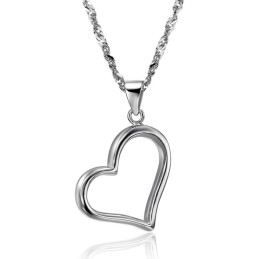 Compleet In Specificaties Vrouwelijke Sweetheart Platina Plating Titanium Ketting