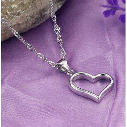 Compleet In Specificaties Vrouwelijke Sweetheart Platina Plating Titanium Ketting