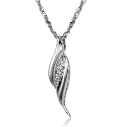 De Koningin Van De Kwaliteit Vrouwelijke Platina Plating Titanium Ketting
