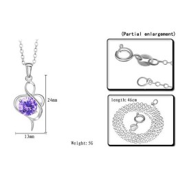 Kwaliteit En Kwantiteit Gegarandeerde Vrouwelijke Platina Titanium Ketting Met Diamant