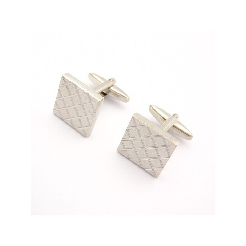Eenvoudige Elegante Titanium Manchetknopen Eenvoudige Elegante Titanium Manchetknopen