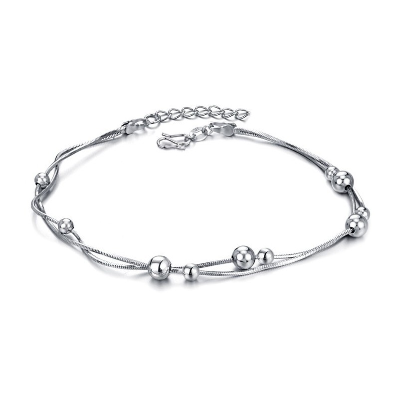 De Koningin Van De Kwaliteit Vrouwelijke Slang Platina Geplateerde Titanium Enkelband De Koningin Van De Kwaliteit Vrouwelijke Slang Platina Geplateerde Titanium Enkelband