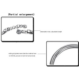 Stabiele Kwaliteit Vrouwelijke Slang Platina Plating Titanium Enkelband