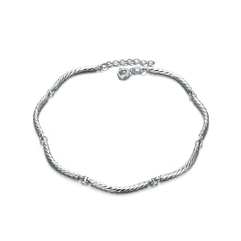 Uitstekende Kwaliteit Vrouwelijke Roltype Platina Geplateerde Titanium Enkelband Uitstekende Kwaliteit Vrouwelijke Roltype Platina Geplateerde Titanium Enkelband