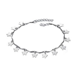 Betrouwbare Reputatie Vrouwelijke Vlindervorm Platina Plating Titanium Enkelband