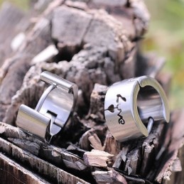 Titanium Oorbellen Voor Heren Met Liefde