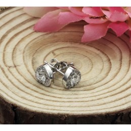 Om Te Genieten Van Een Hoge Reputatie In Binnen- En Buitenland, Vrouwelijke Platina Plating Titanium Oorbellen Met Diamant