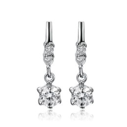 Oorbellen Van Titanium Met Platinacoating Van Uitstekende Kwaliteit Voor Dames