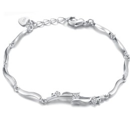 Betrouwbare Kwaliteit Vrouwelijke Platina Plating Titanium Armband