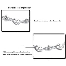 Gemakkelijk Te Gebruiken Damesarmband Met Platina Plating Van Titanium