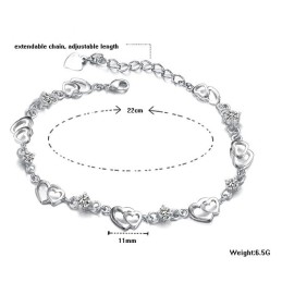 Gemakkelijk Te Gebruiken Damesarmband Met Platina Plating Van Titanium