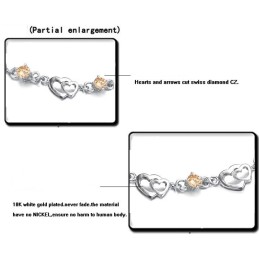 Gemakkelijk Te Gebruiken Damesarmband Met Platina Plating Van Titanium