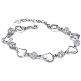 Hoogwaardige Damesarmband Met Platina Plating En Diamant Van Titanium