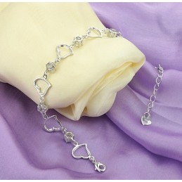 Hoogwaardige Damesarmband Met Platina Plating En Diamant Van Titanium